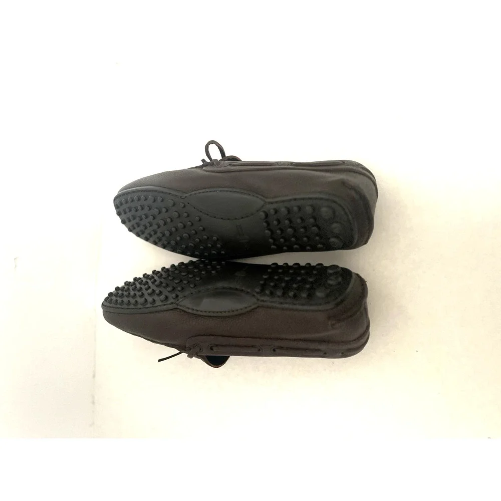 ORIGINAL CAR SHOE BY PRADA BROWN LEATHER MEN'S SHOES,SIZE 7.5, NEW WITHOUT BOX